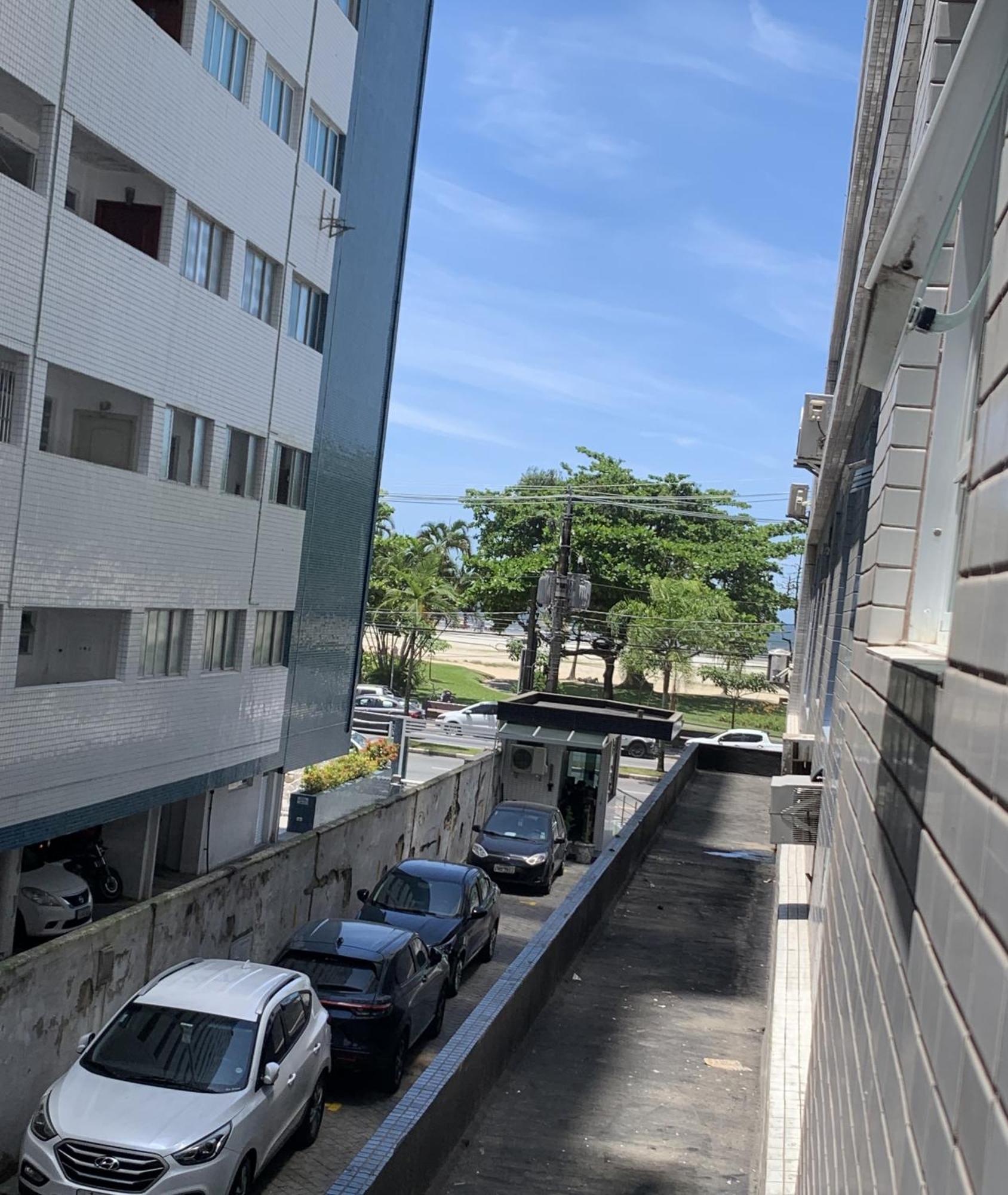 Apartamento Em Santos No Gonzaga Em Frente A Praia 外观 照片