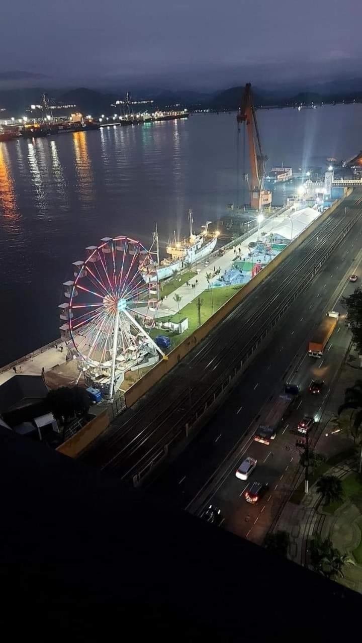 Apartamento Em Santos No Gonzaga Em Frente A Praia 外观 照片