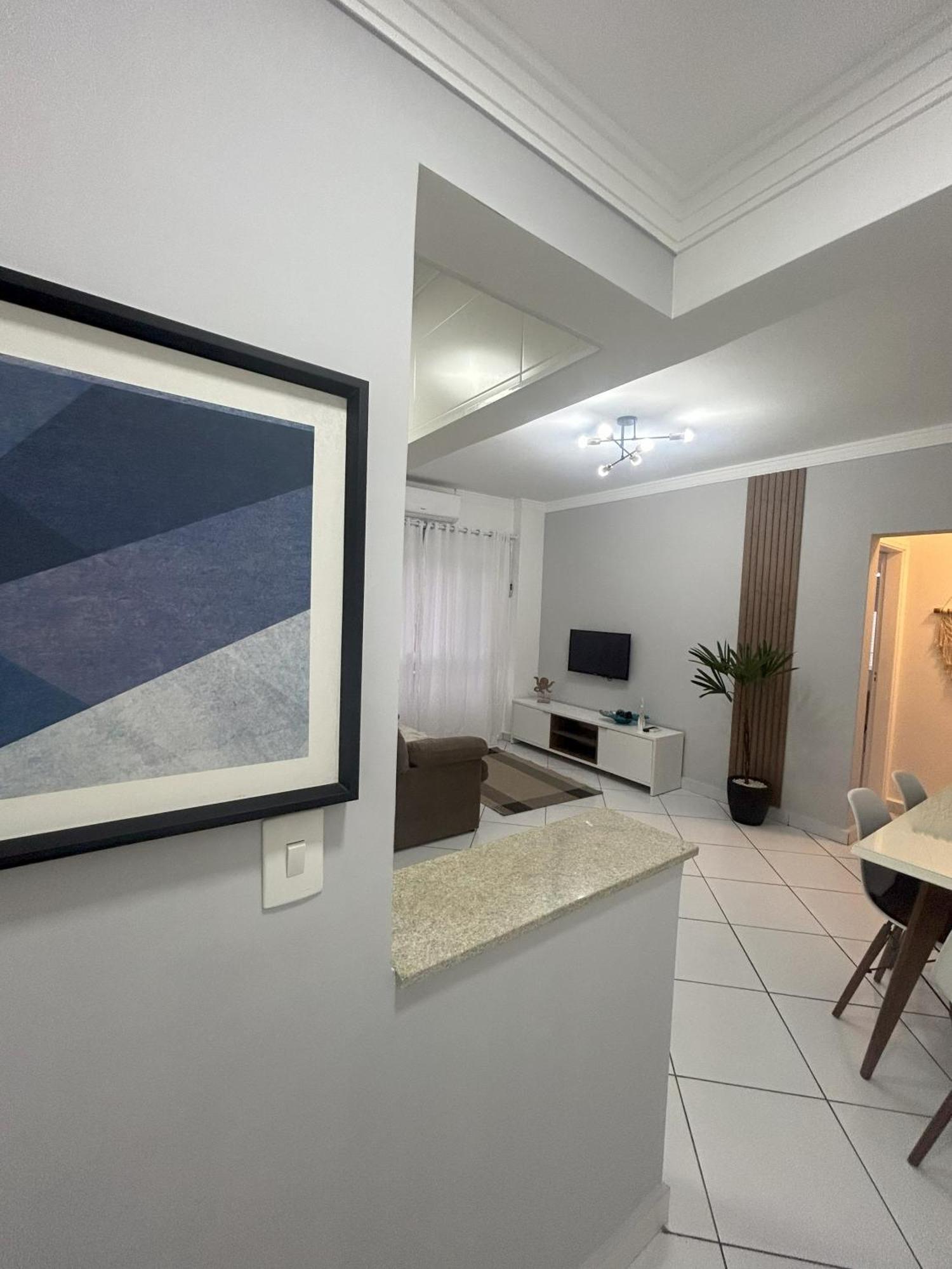 Apartamento Em Santos No Gonzaga Em Frente A Praia 外观 照片