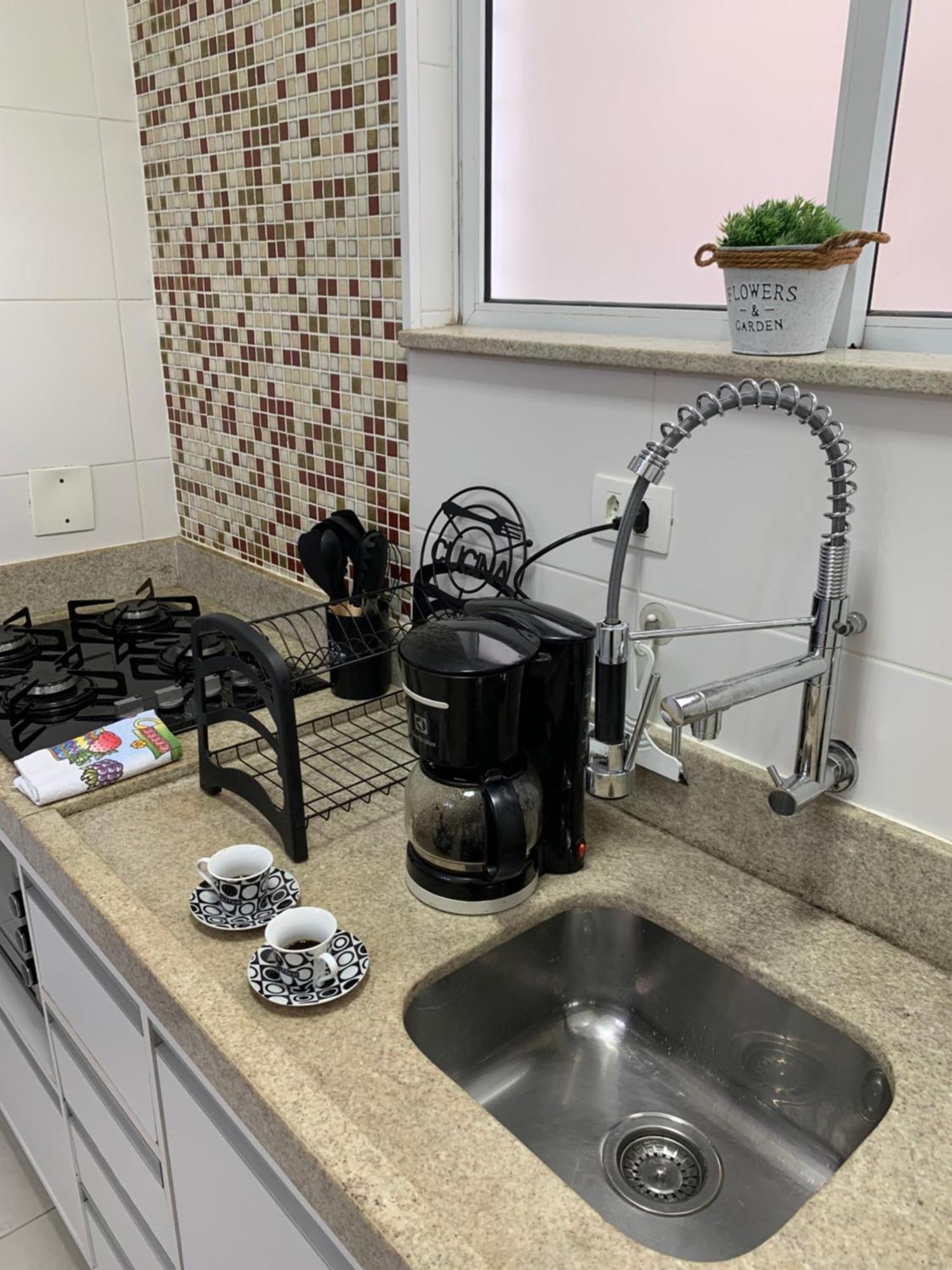 Apartamento Em Santos No Gonzaga Em Frente A Praia 外观 照片